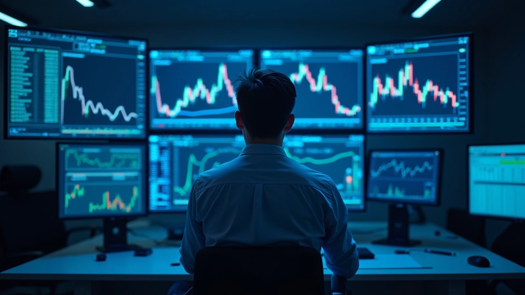 Finanzielle Datenvisualisierung und Analysen auf Monitoren