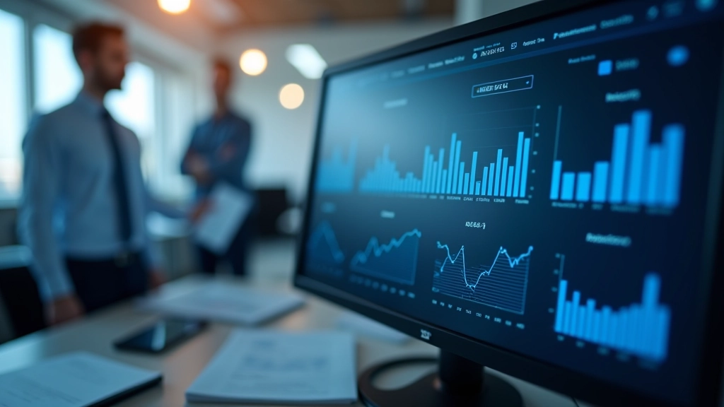 Finanzielles Risiko-Dashboard mit Indikatoren und Alarmen