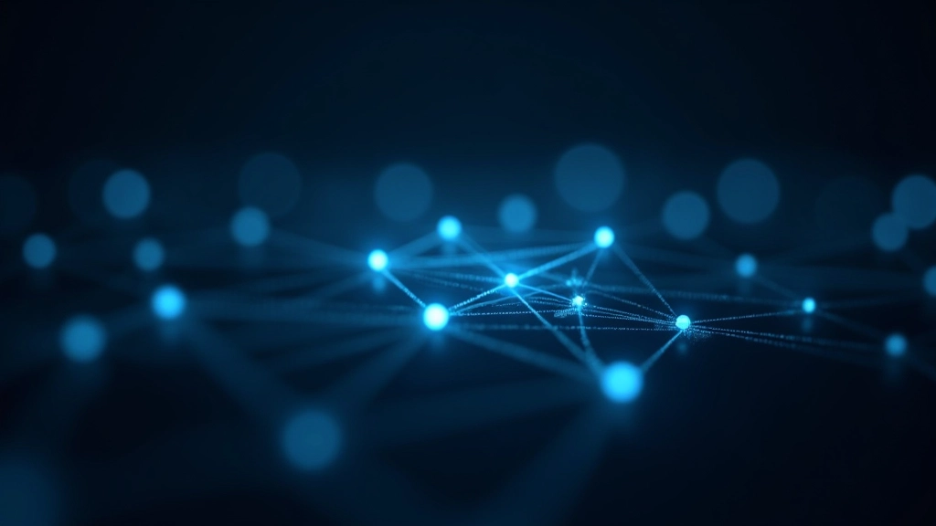 Komplexe Netzwerk-Visualisierung von Finanzströmen und Datenverbindungen zwischen Institutionen